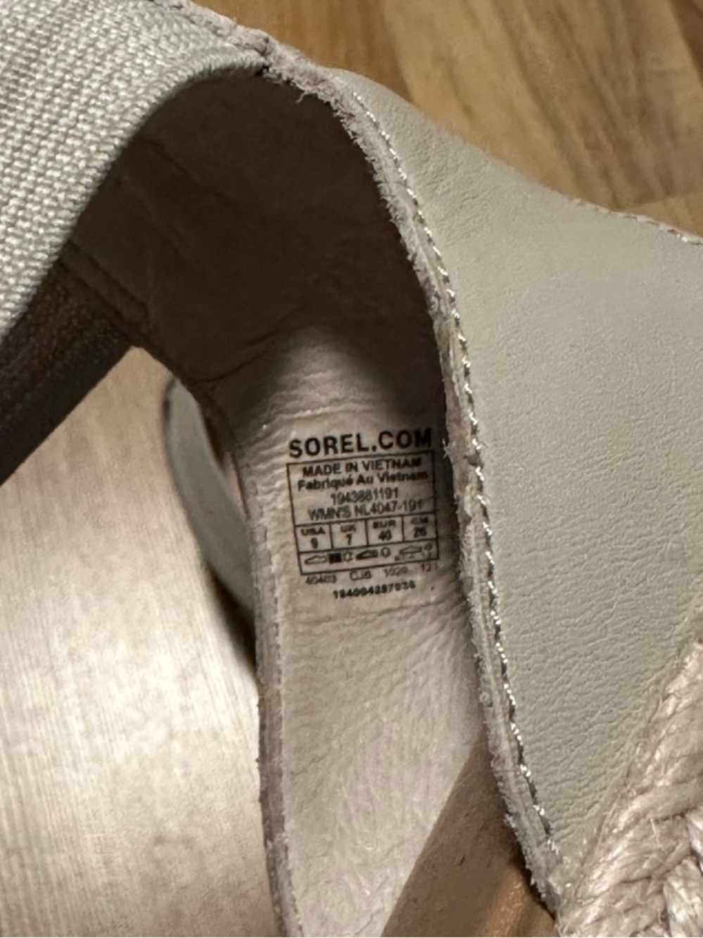 Sorel 9 Womens Cream Cross-Strap Espadrille Sandals Shoes Casual Summer Festival - Picture 5 of 5